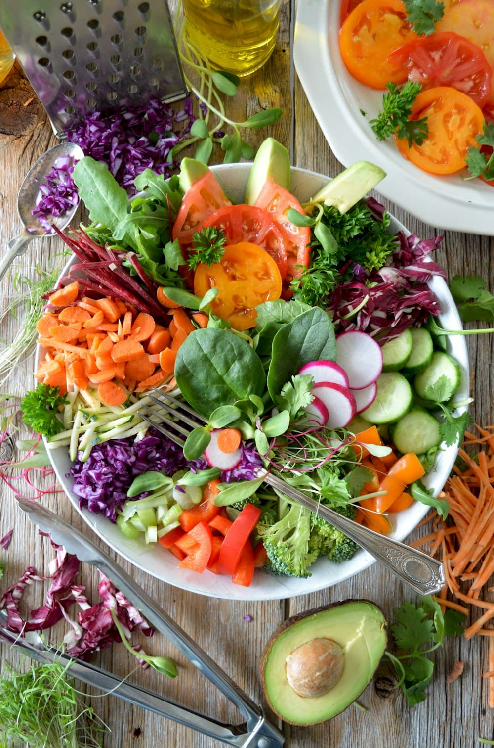 Fresh garden avocado veggie delight